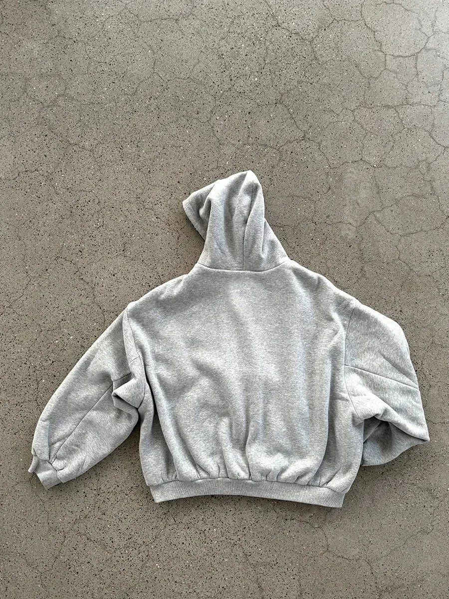 Gray Zip-up